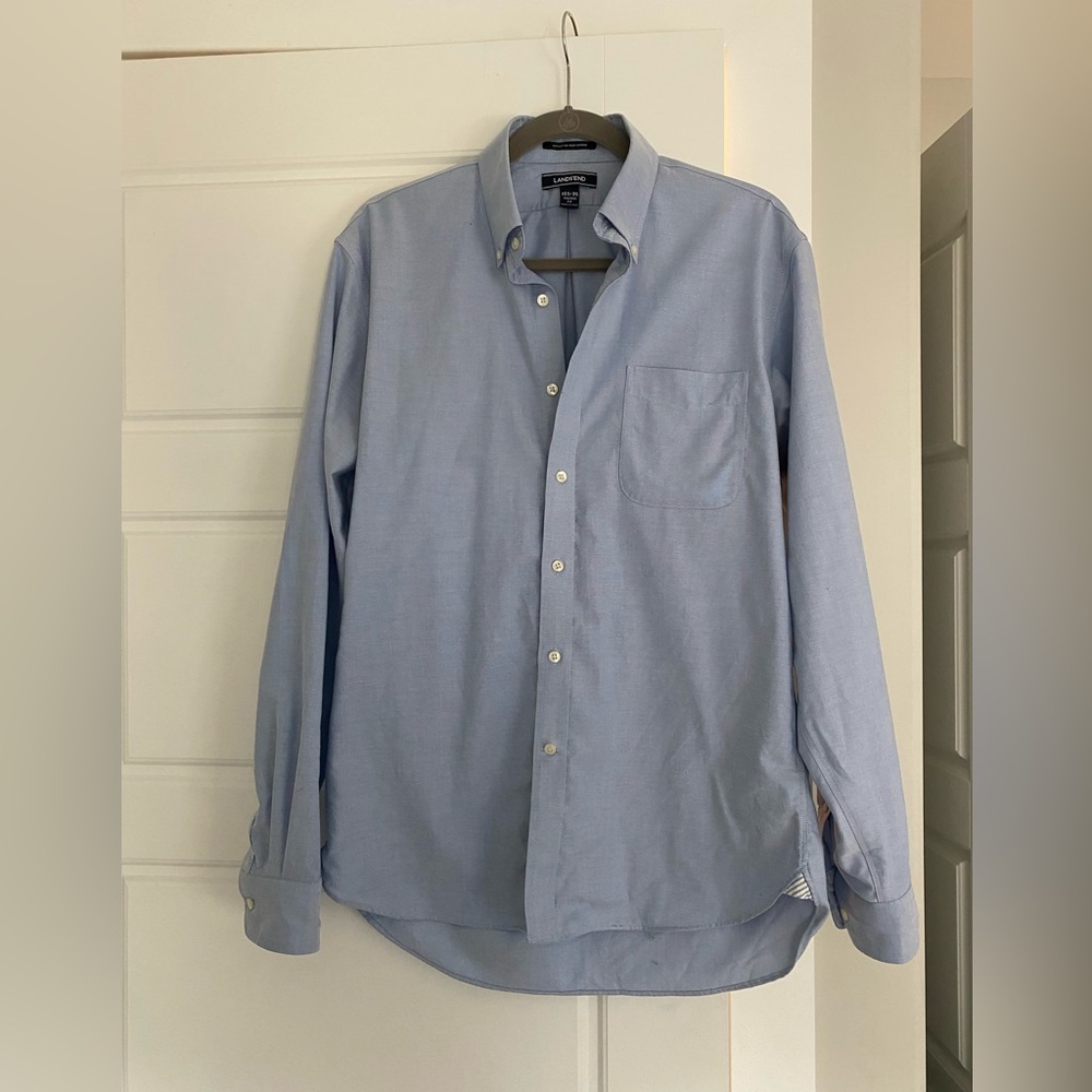 Lands End Supima No Iron Oxford